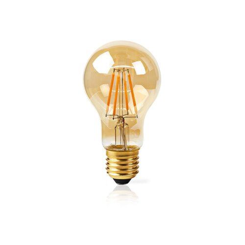 Nedis Wi-Fi Smart LED Filament Bulb | E27 | A60 | 5W | 500 lm Slike